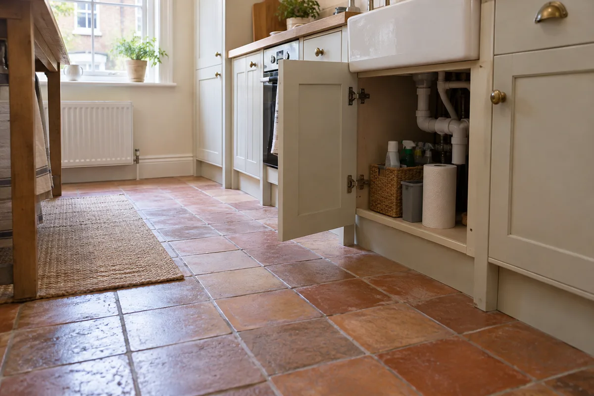 Clear access to an under-sink cupboard